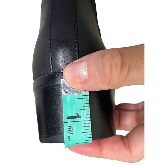 Soludos Marfa Black Leather Chelsea Ankle Bootie Size 5 NWOB - Picture 12 of 12